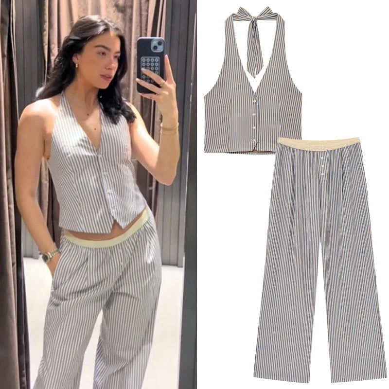 GEOMETRIC PRINT TROUSERS