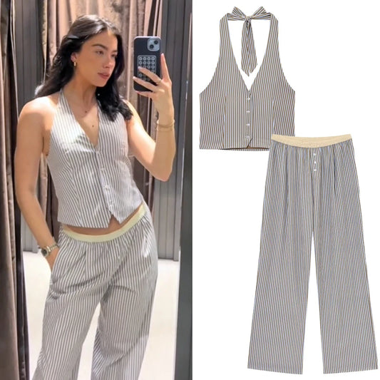 GEOMETRIC PRINT TROUSERS
