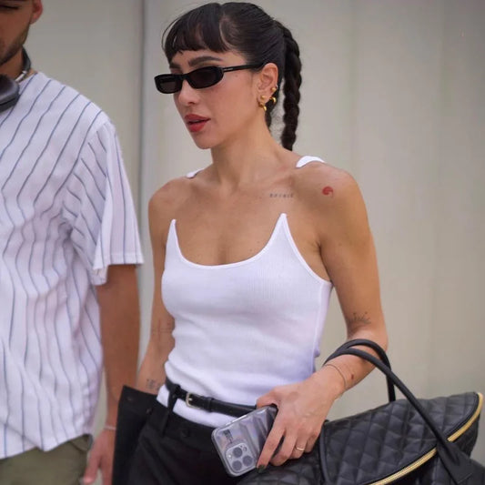 INVISIBLE STRAF TANK TOP