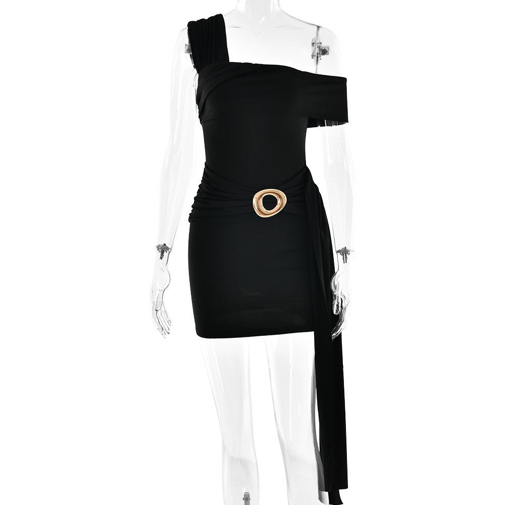 FLOWING MIDI DRESS