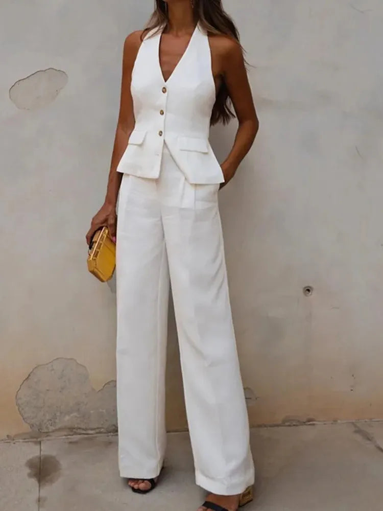 TEXTURED ASYMMETRIC SUIT